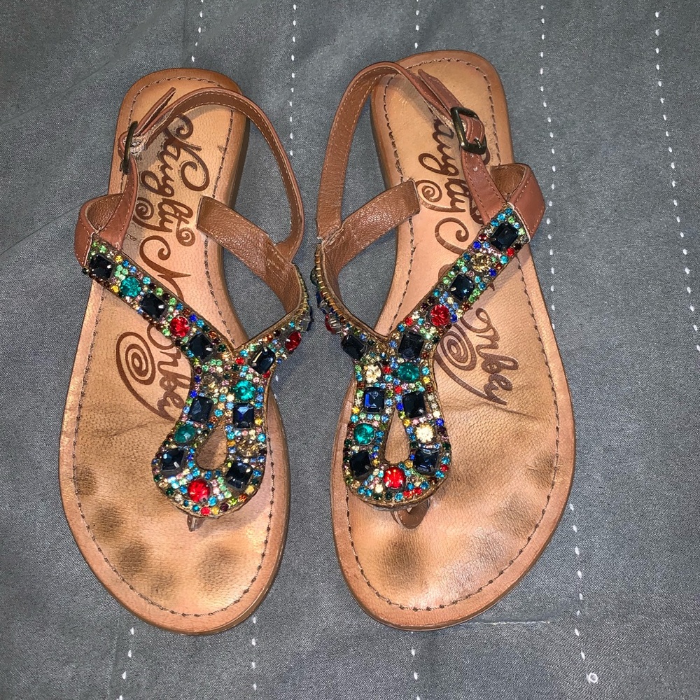 Jeweled sandals
